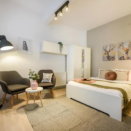Apartmán Smardan Street Serenity - Cozy Retreat In Bucharest's Core *